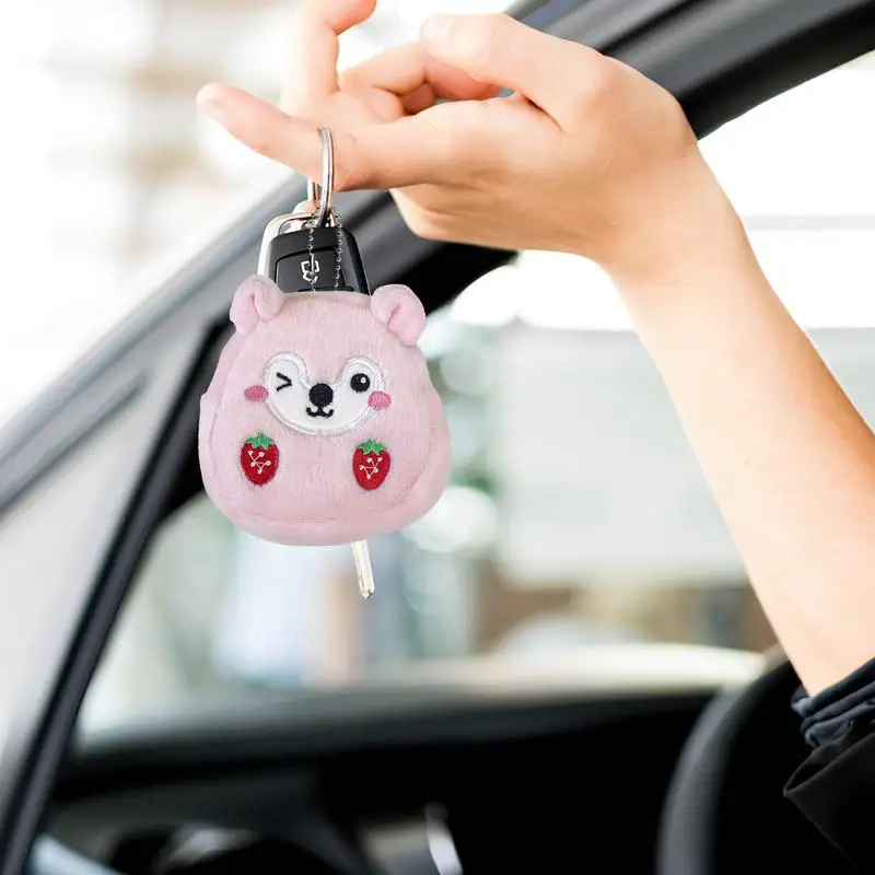Strawberry Purse Hamster Kids Coin Purse Animal Wallet Small Coin Purse Cute Strawberry Bag Cute Coin Purse for Money Girl Kids 6