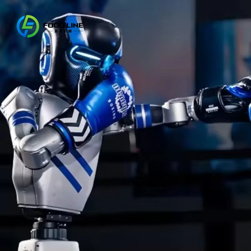Robot Umanoide Bipede Personalizzato con Controllo Avanzato del Movimento per Applicazioni di Boxe e Intrattenimento Interattivo