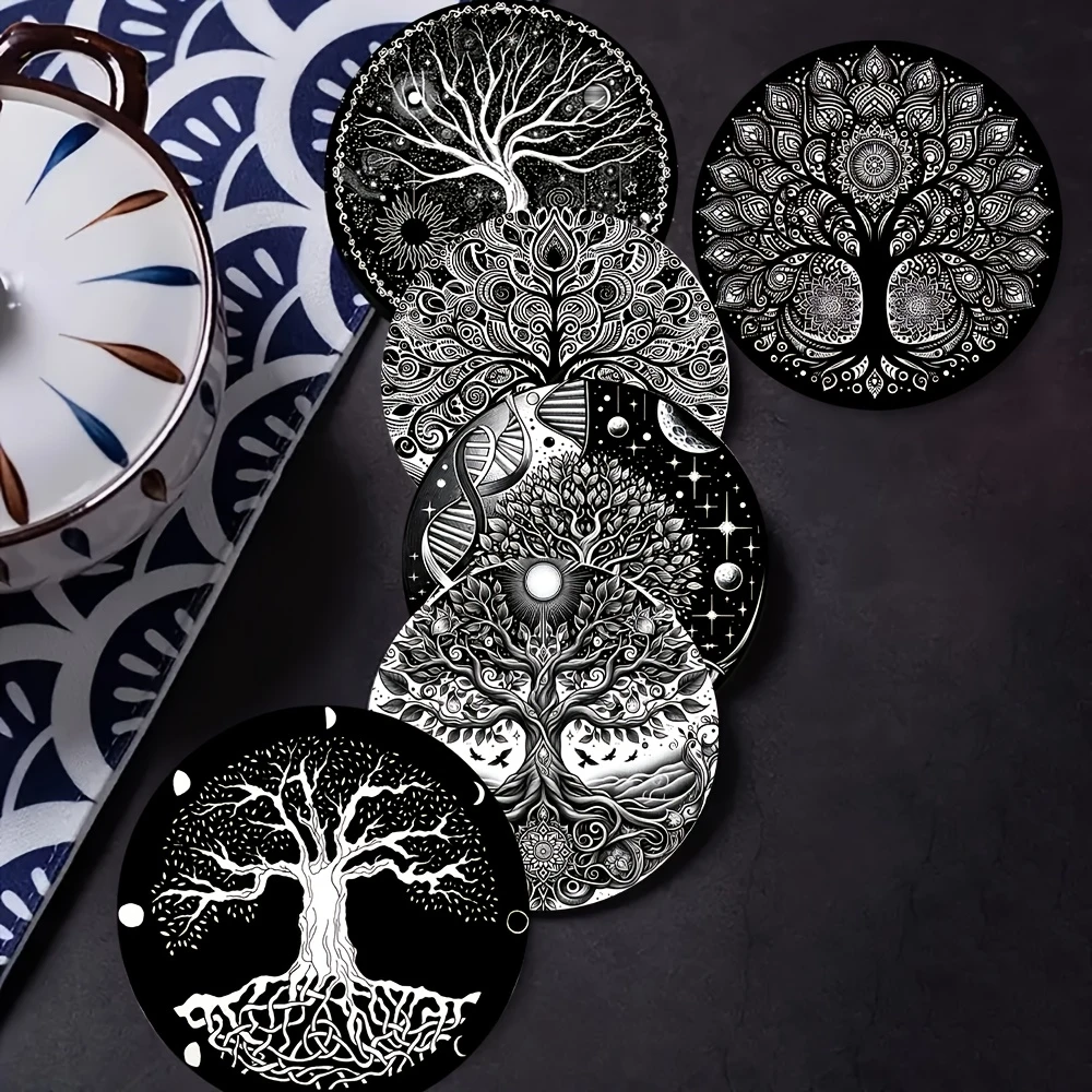 Life Tree Wooden Coasters 5