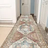 Persian Luxury Long Corridor Carpet Home Decoration Bohemian Hallway Stairs Decor Hotel Aisle Runner Rug Anti Slip Kitchen Mat 2