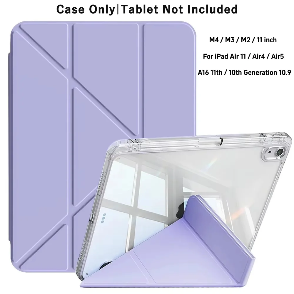 Sleek iPad Air Case with Pencil Holder - Enhanced Protection and Modern Design