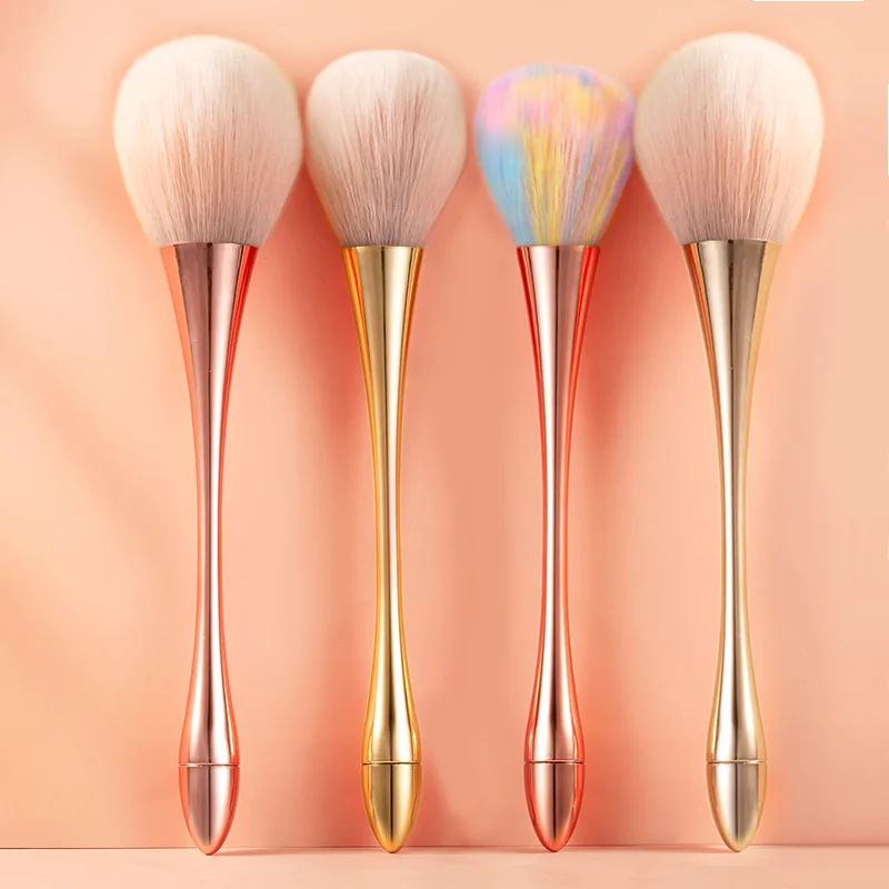 1pcs Make Up Brush Large Cosmetic Face Cont Cosmetic Face Cont Brocha Colorete Make Up Tool Rose