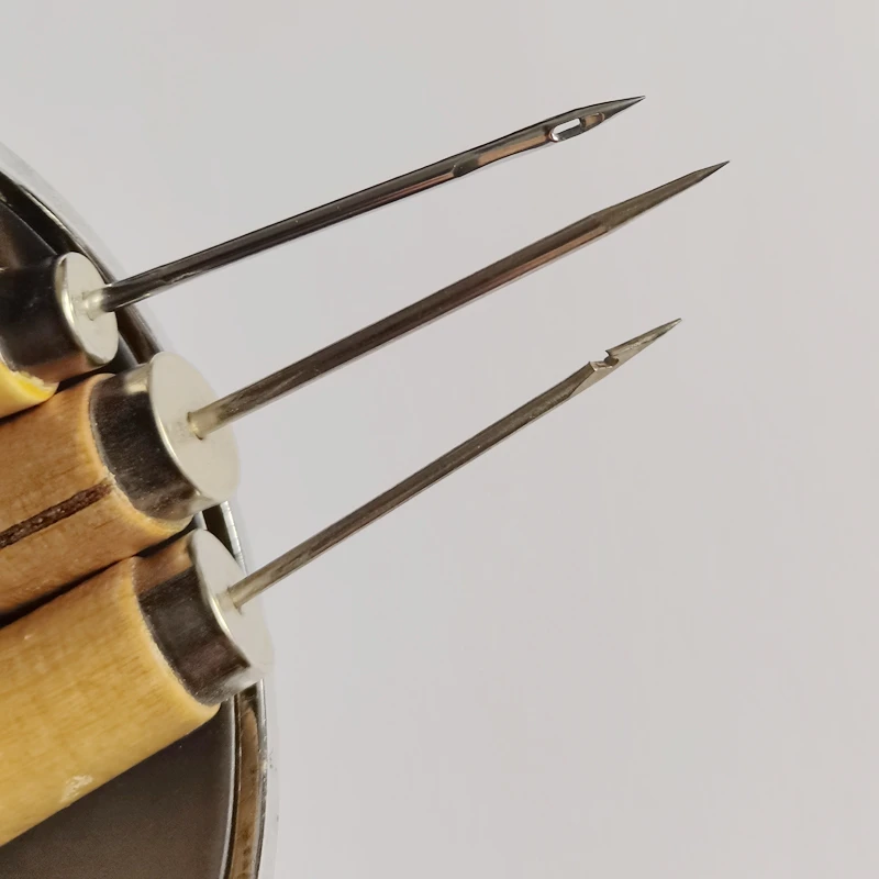 DIY 가죽 텐트용 나무 손잡이 송곳, 바느질 송곳, 신발 수리 도구, 핸드 스티처, 공예 송곳, 펀치 구멍 도구