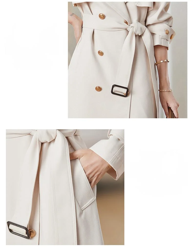 Il trench popolare di quest'anno per le donne, nuovi vestiti da donna 2023, cappotto lungo e autunnale in stile western_voghion.com