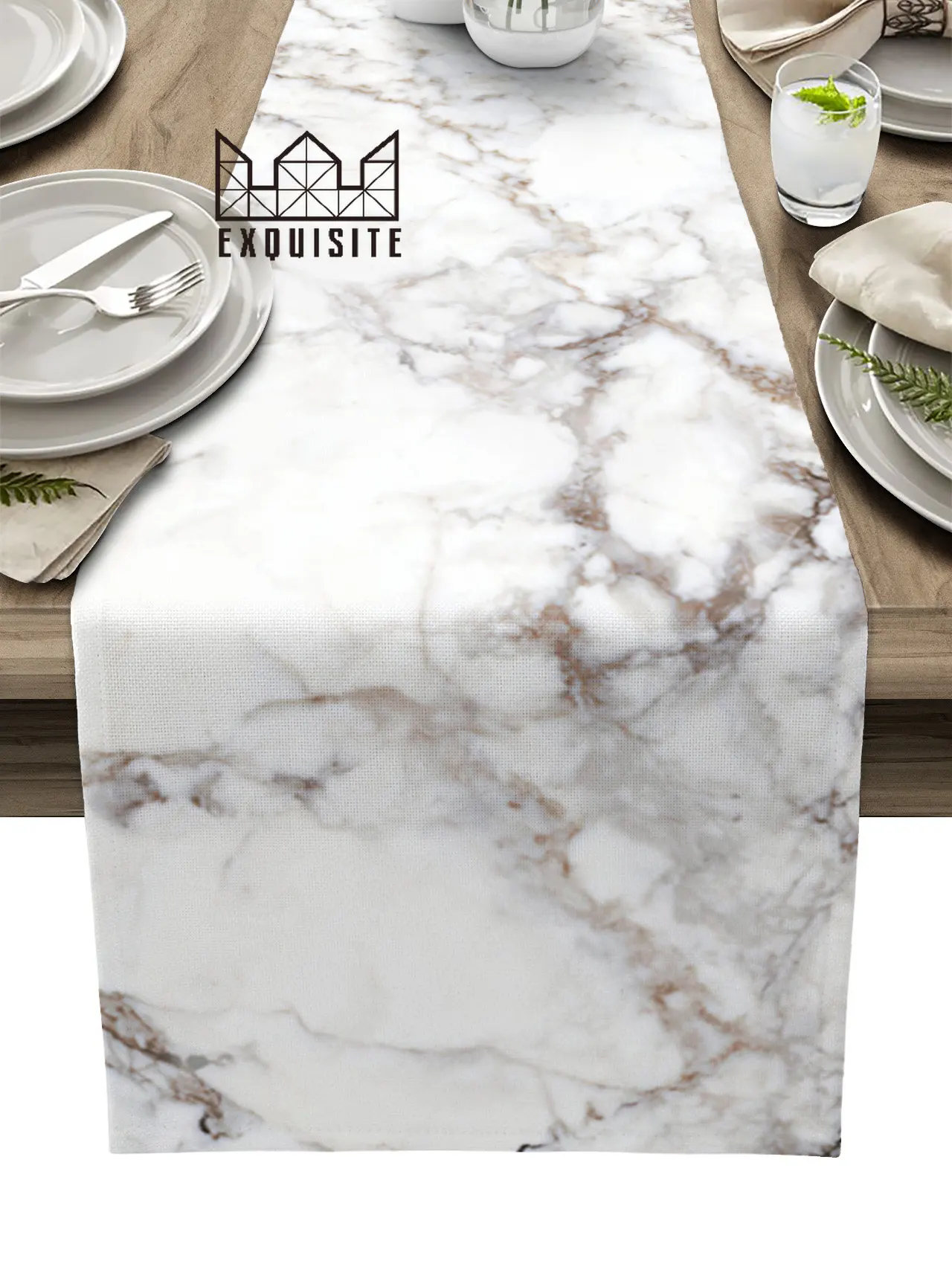 Marble Table Runner Decoration Agate Table Runner Decoration Table