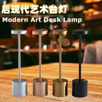3600mAh Modern Three-color Infinitely Dimmable Rechargeable Table Lamp Led Bedroom Bar Desk Lamp USB Night Light Gift Hot 1