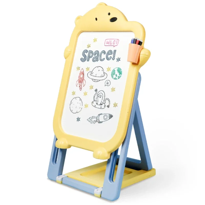 홈 어린이 드로잉 보드 브래킷 유형 자기 낙서 보드 홈 드로잉 및 쓰기 보드 다기능 장난감 칠판