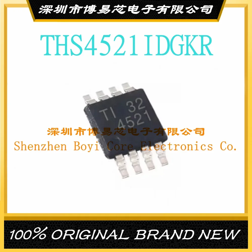 THS4521 THS4521IDGKR silk screen 4521 new original operational amplifier MSOP8 5pcs lot tpa0211dgnr tpa0211dgn tpa0211 aeg msop8 chipset 100% new