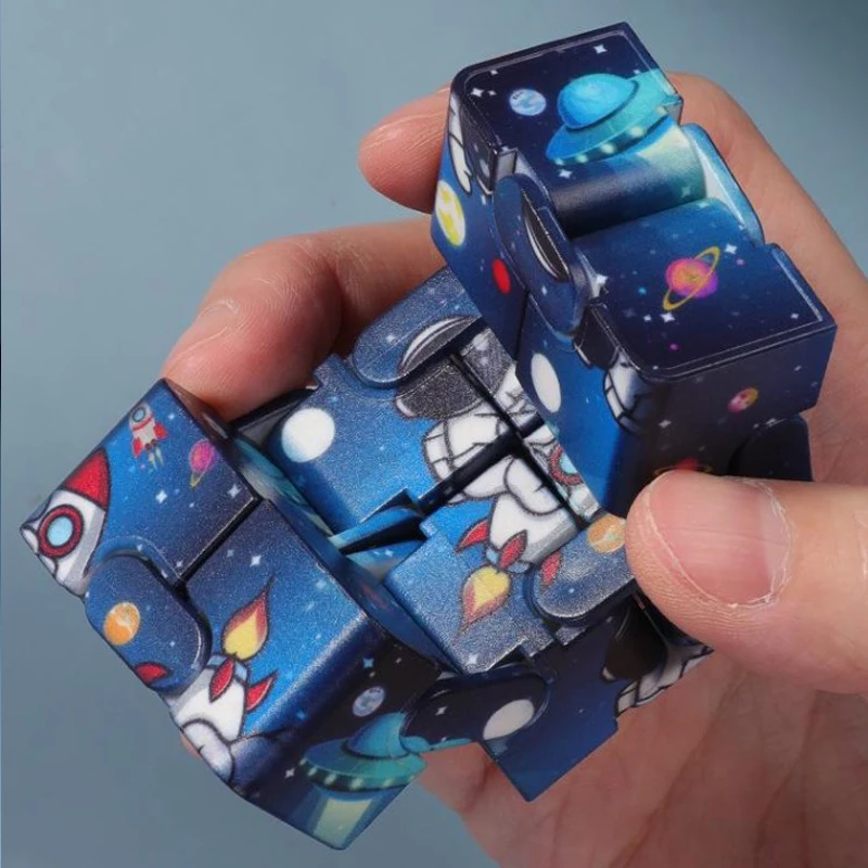 1PC Decompression Toy Print Astronaut Starry Sky