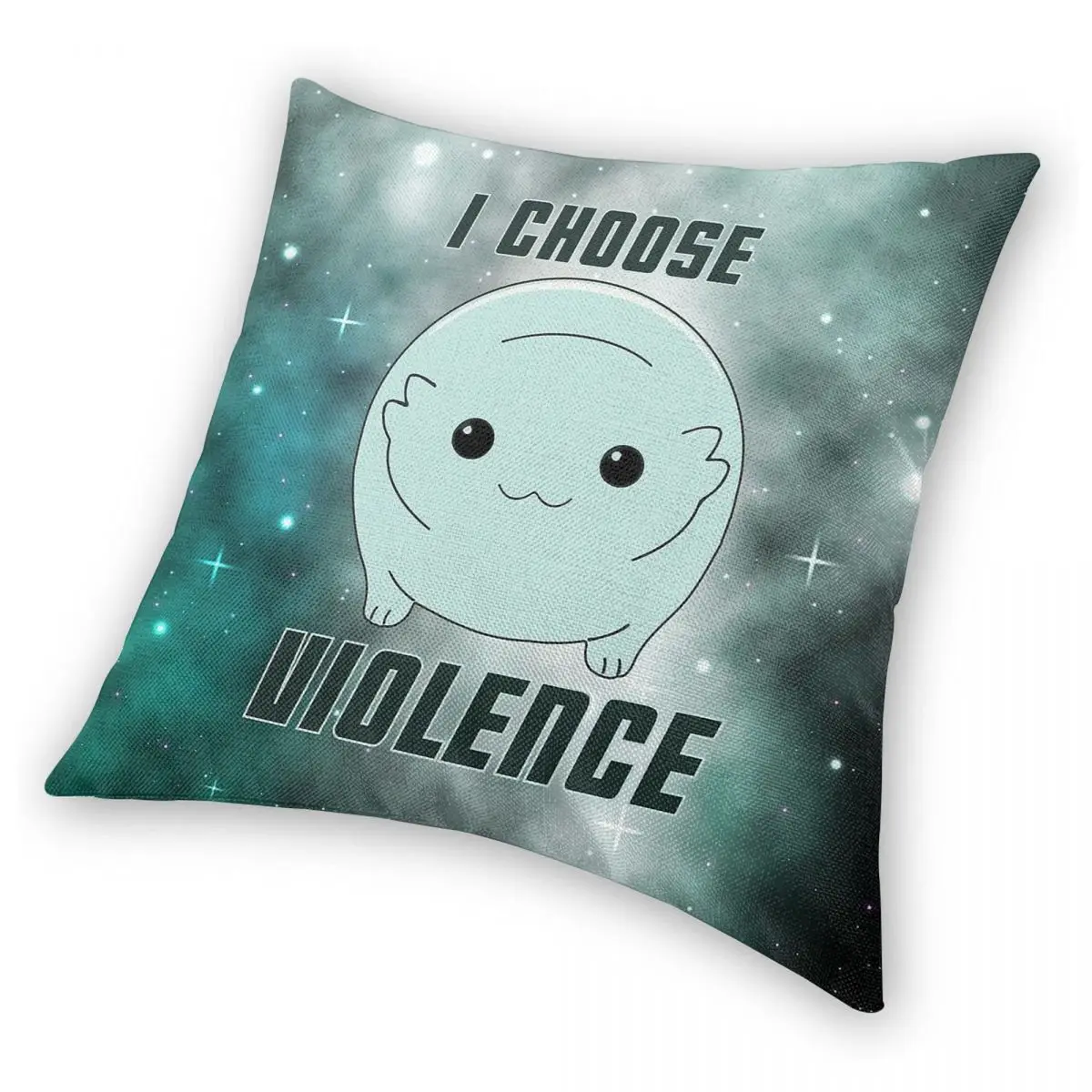 Memory Alpha Moopsy Chooses Violence Square Pillowcase Polyester Linen Velvet Creative Zip Decorative Pillow Case Home Cushion 4