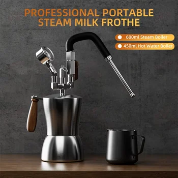 ITOP CMFAK-74 Portable Milk Frother Stainless Steel Milk Steamer Water Vapor Separator Drying vapour Versatile for Coffee Making 1