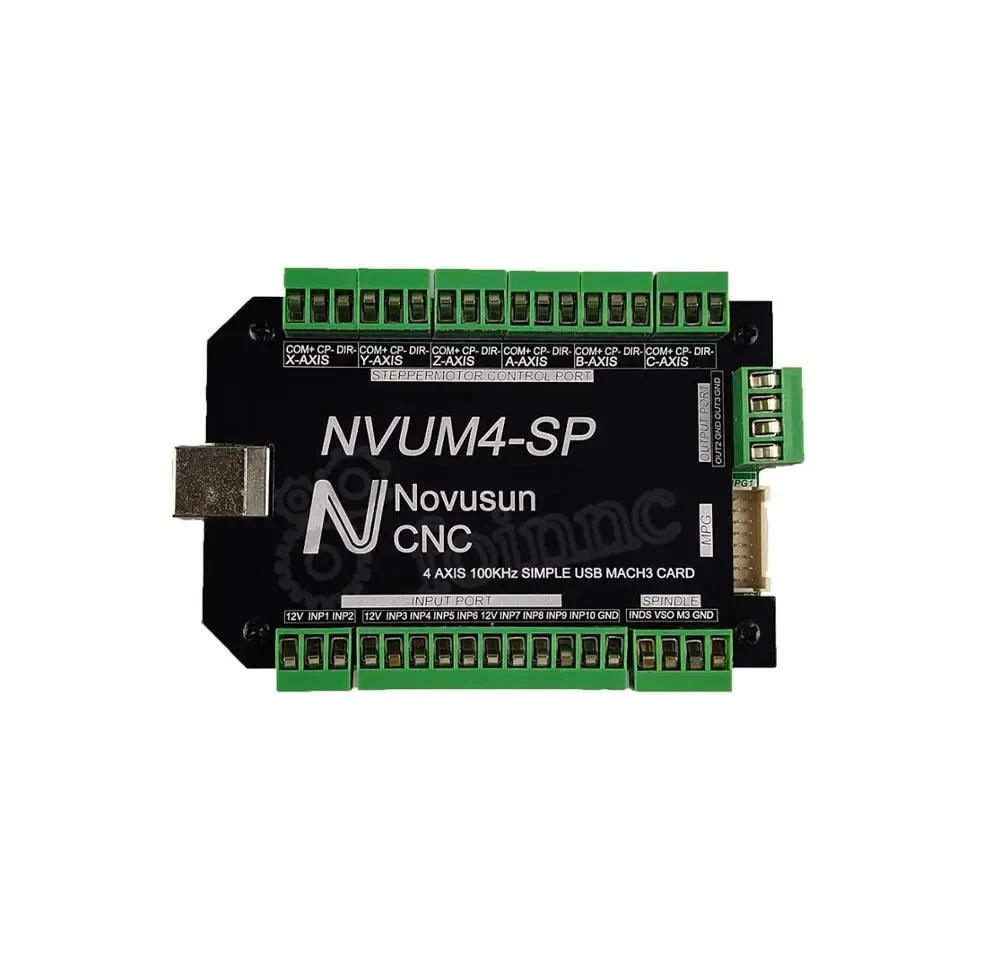Mach3 USB 인터페이스 NVUM-SP CNC 모션 컨트롤러, nvcm 3, 4, 5/6 축 CNC 모션 제어 카드, 금속 케이스 없음