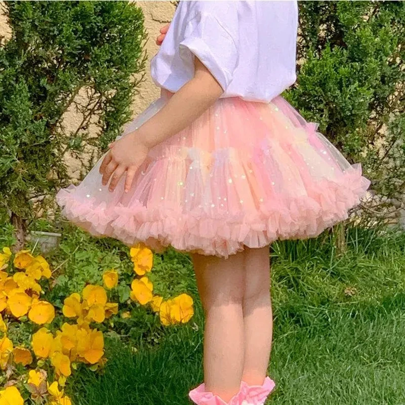 Faldas Niñas Tutu Faldas Tul Verano Nuevo Kawaii Niños Bebé Princesa Falda  Corta Fiesta De Cumpleaños Para Niños Disfraces Ropa Para Niña Pequeña  T230301 De 12,01 €