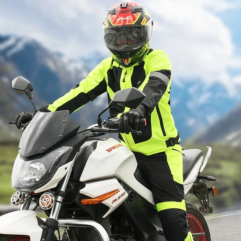 Men's Motorcycle Winter Equipment Racing Jackets motorcycle jacket motocross gear set motorcycle protector Motorbike Body armor enduro Motocross Jersey off-road bike Reflective Jackets