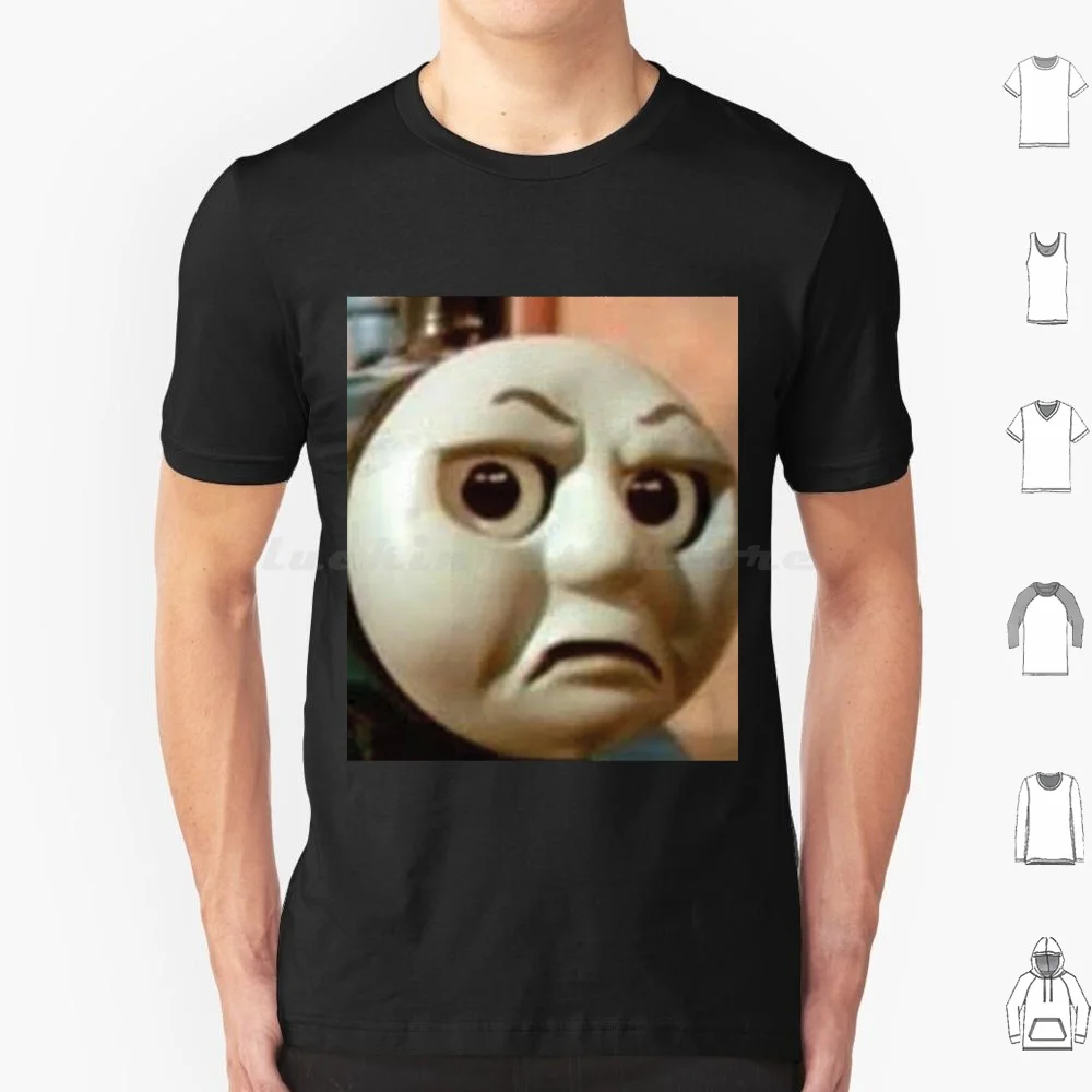 Tank Sticker T Shirt Cotone Uomo Donna Stampa Fai Da Te Thomas The Tank Engine Kids Children Tank Funny Cartoon Blue Blues