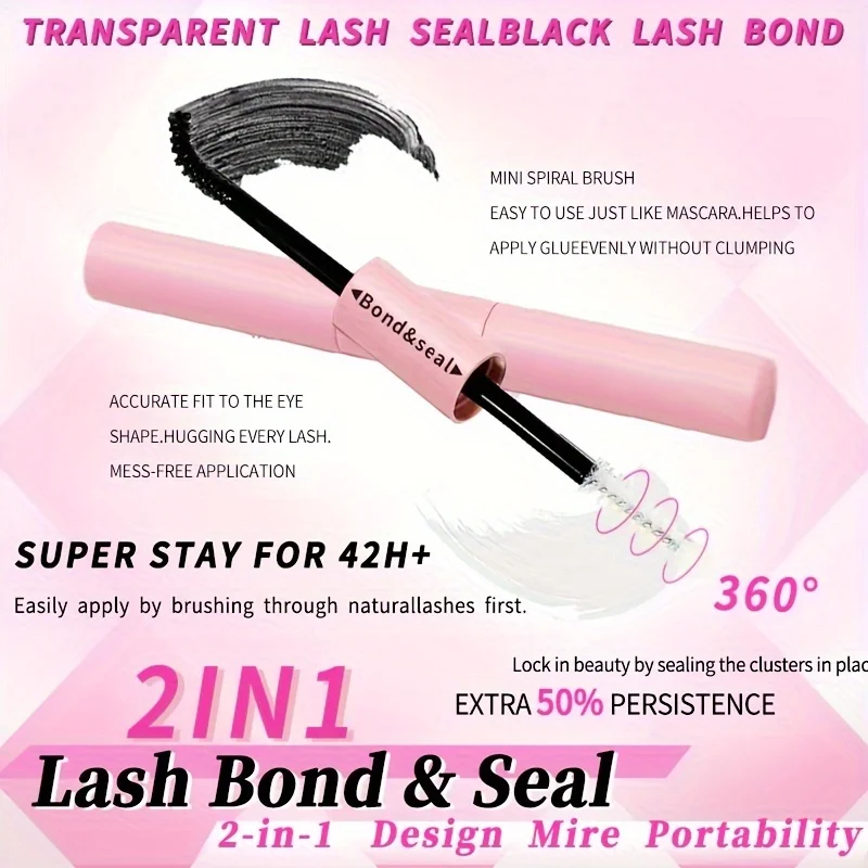 Eyelash Extension Kit 640Pcs 304050D Lash Clusters D Curl 9-16mm Individual Lashes With Bond and Seal Tweezers and Brush lash extension kit fake eyelashes eyelash set