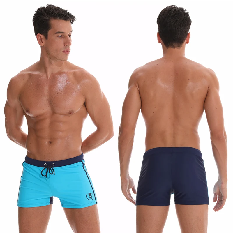 Swim Trunks Mens Breathable Swimsuits Man Boxer Briefs Sunga Swim Suits Maillot De Bain Beach Shorts