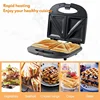 Sandwich Maker Grilled Cheese Machine Tuna,European Household Double Sided Heating Sandwich Maker EU Plug 2