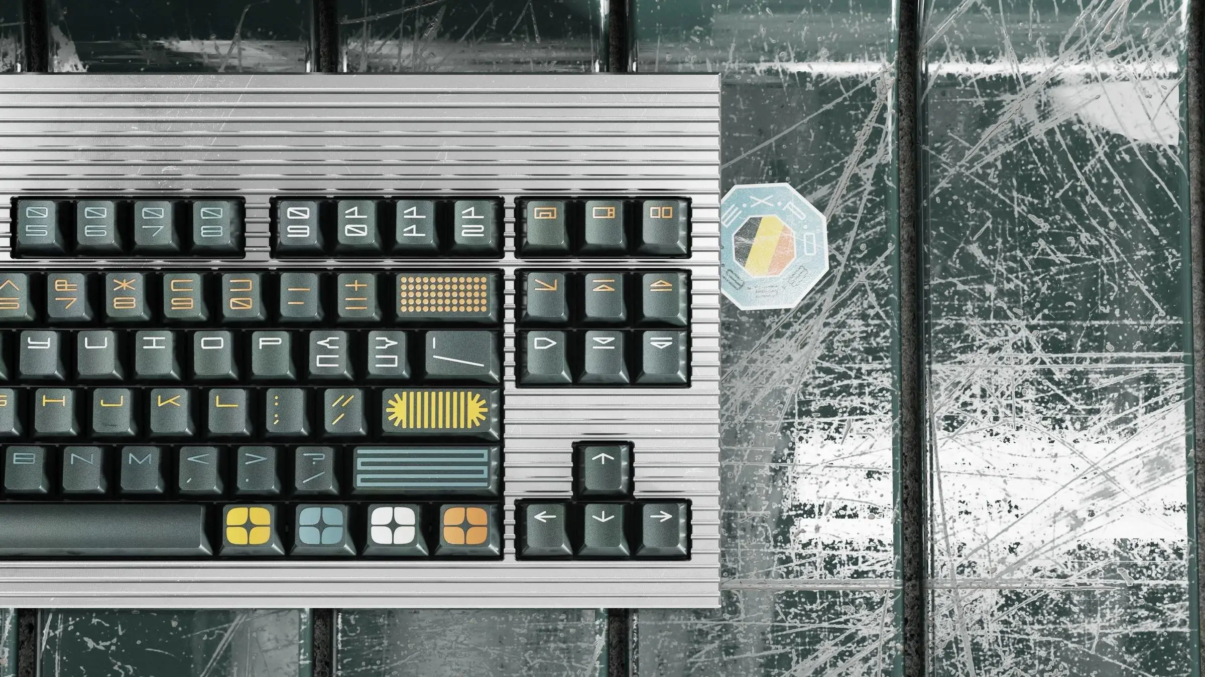 Gmk Cyl mv Expo Tema Pbt Grupo Criatividade Custom Keyboard Cap Cherry Profile Key Cap para Teclado Mecânico 65 75 80 - Imagem 4