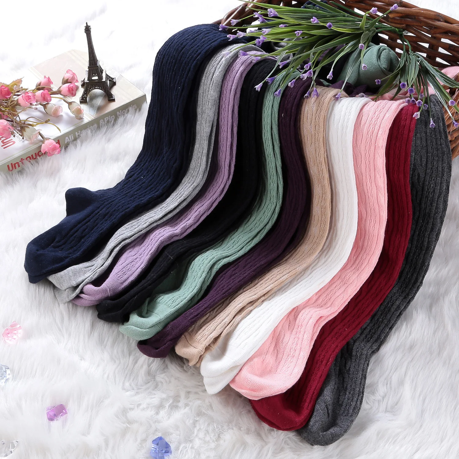 

Baby Girls Tights Cable Knit Leggings Stockings Cotton Pantyhose Infants Toddlers 2-8T Girls Warm Winter Pant Freeshipping