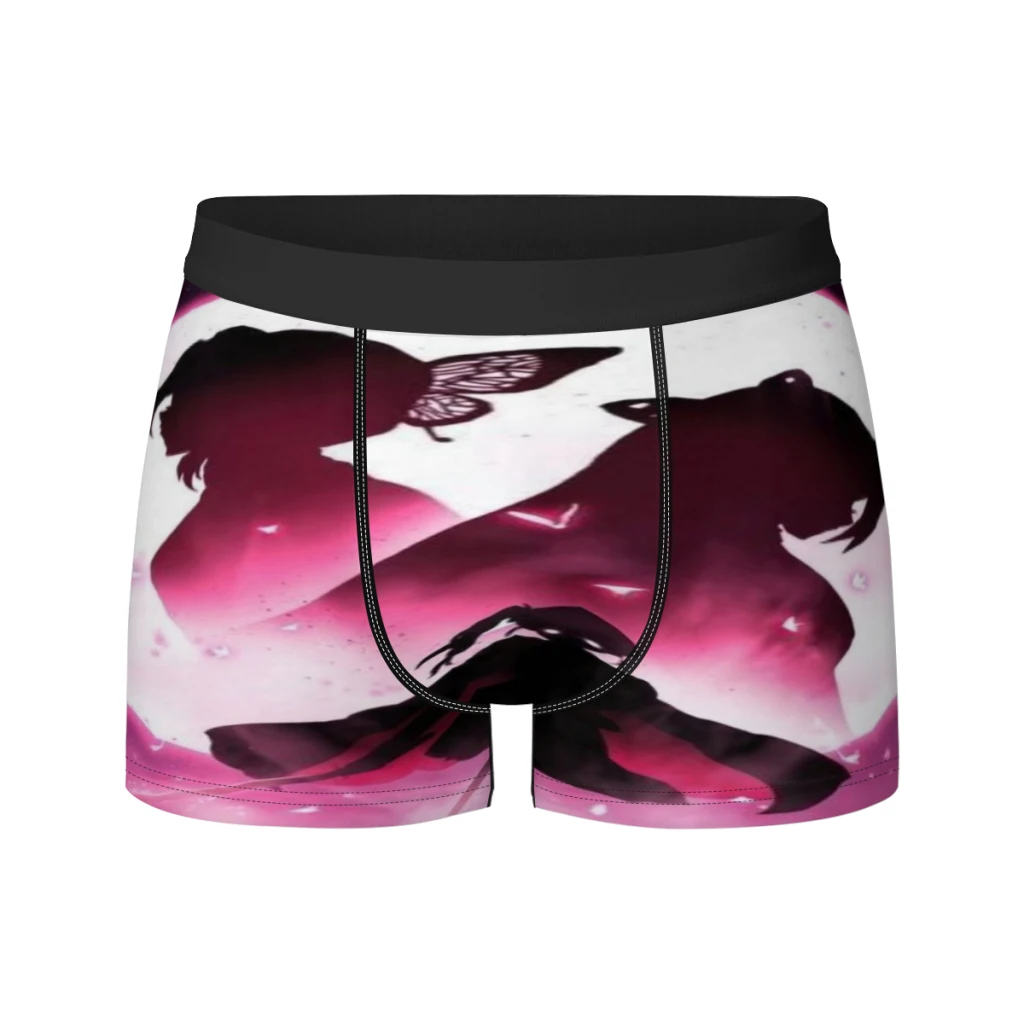 thumbnail image 1 of Calzoncillos tipo bóxer transpirables para hombre yangshaomei con estampado gráfico de Demon Slayer, 1 of 5
