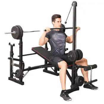 실내 다기능 스미스 머신, 홈 체육관 장비, 조정 가능한 무게 벤치, 기타