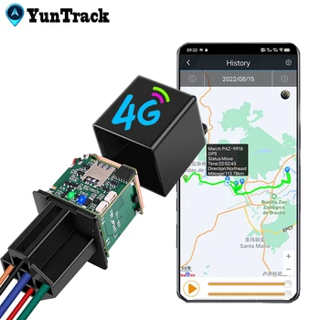 Relè 4G Localizzatore GPS per auto Camion Moto elettrica Localizzatore di olio tagliato ACC rimorchiato Chiamata Allarme Protezione di sicurezza Sistema di localizzazione