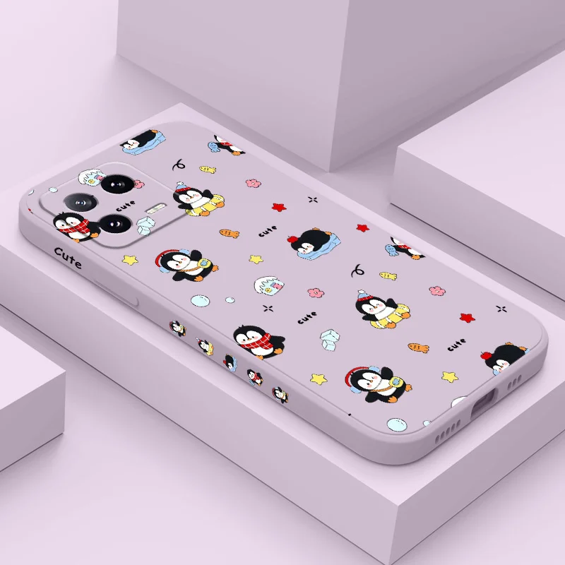 Adorable Penguin Silicone Phone Case - Fun and Durable Cover