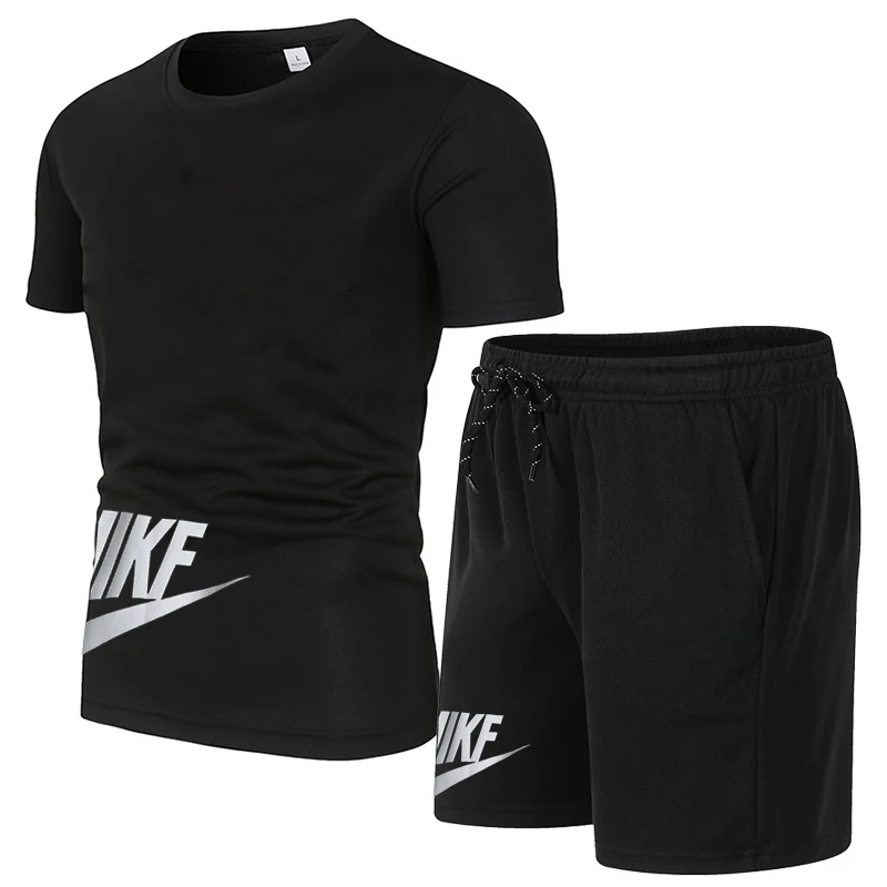 summer tracksuit men sportswear + shorts casual T shirt sportswear new  sportswear brand set spring and summer| | - AliExpress