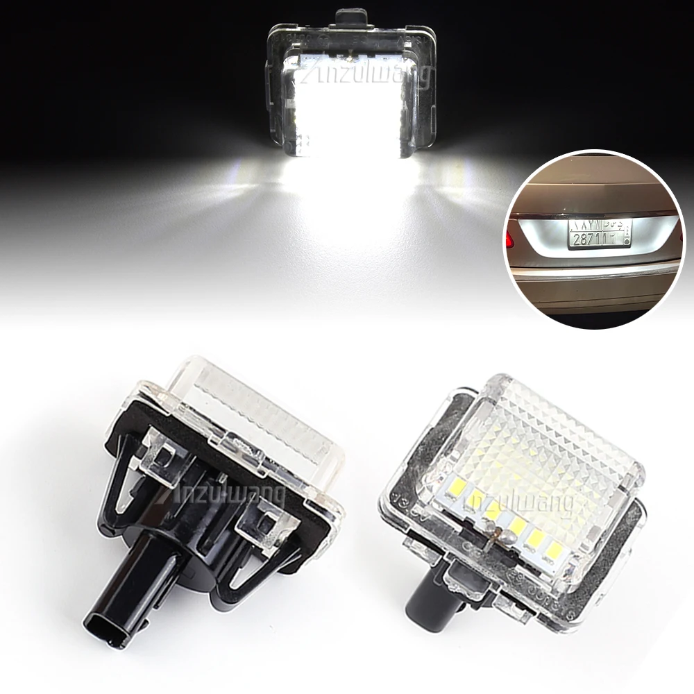 New White LED Canbus Car License Plate Light Number Plate Lamp For