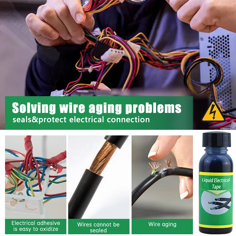 30/50/150ml Liquid Electrical Tape Insulating Tape Repair Rubber Electrical Wire Cable Liquid Insulation Paste Sealant Fix Line electrical repair liquid electrical tape electrical insulating tape electrical sealant