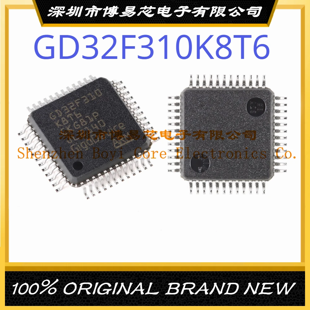 

GD32F310K8T6 Package LQFP-32 ARM Cortex-M4 72MHz Flash Memory: 64KB RAM: 8KB MCU (MCU/MPU/SOC)