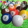 Inflatable Snooker Football Interactive Game Large Footpool Pool Table With 16 Balls Black Inflatable Billard For Soccer Event 4