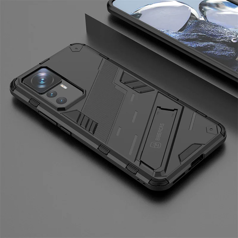 AMWEI Clear Smart View Cover per Xiaomi Mi 12T / 12T PRO 5G, Standing Mirror Flip Folio Custodia Protettiva Bumper, Luxury Specchio Libro Case con Supporto Pieghevole. Argento