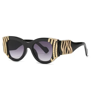 Occhiali da sole classici Uomo Donna Tendenza Occhiali da sole Modello serpente Viaggio Vintage Retro Oculos Shades Donna UV400 Gafas De Sol 1