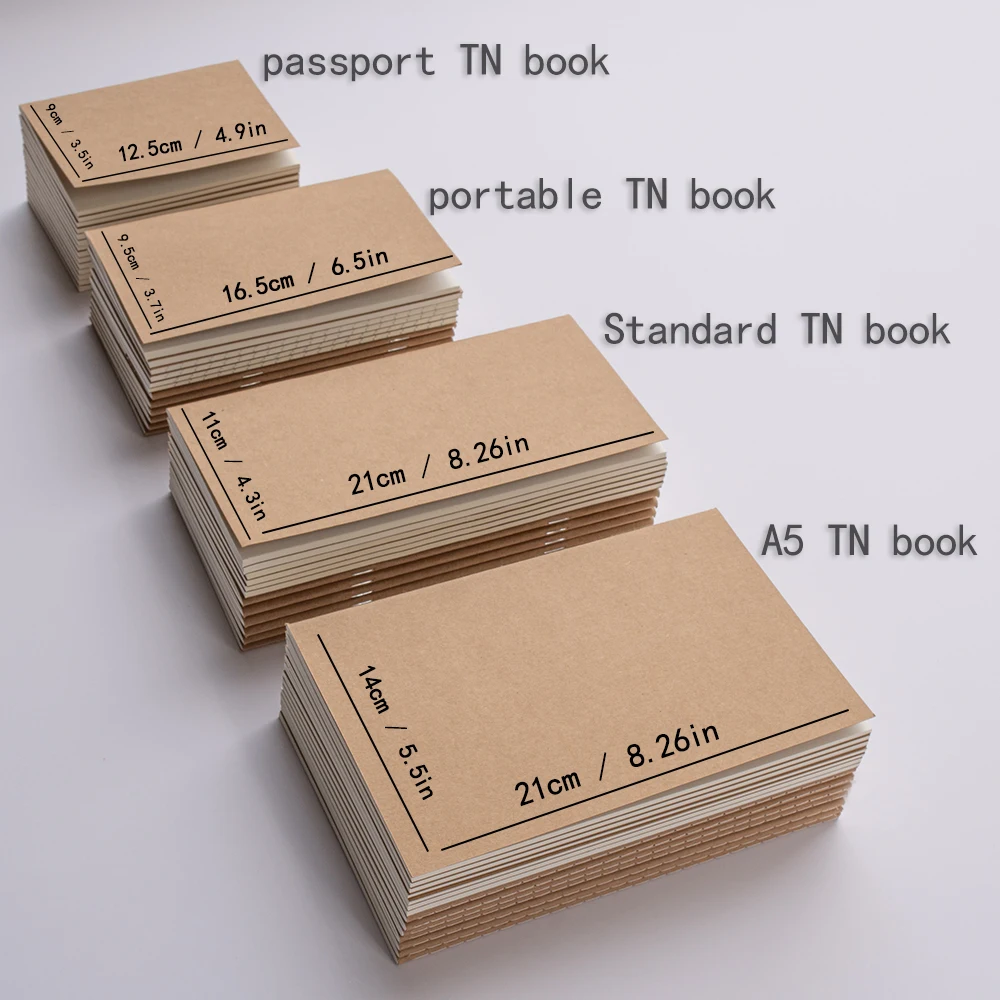3-Piece A5/Standard Size Refill Inserts For Traveler'S Notebook - Portable Passport Style, 32 Sheets (64 Pages) Each 6
