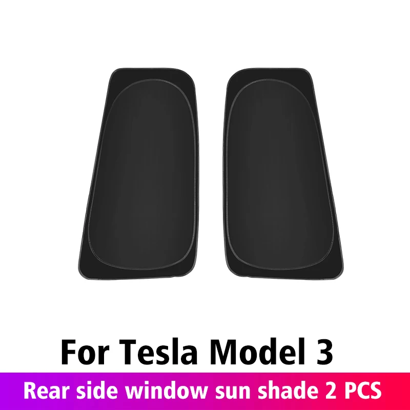 For Tesla 2021-2022 Model 3 Model Y Car Front Rear Windshield Sun Shade Privacy Trim Side Window Sunshade Decorative Accessories car decals Other Exterior Accessories