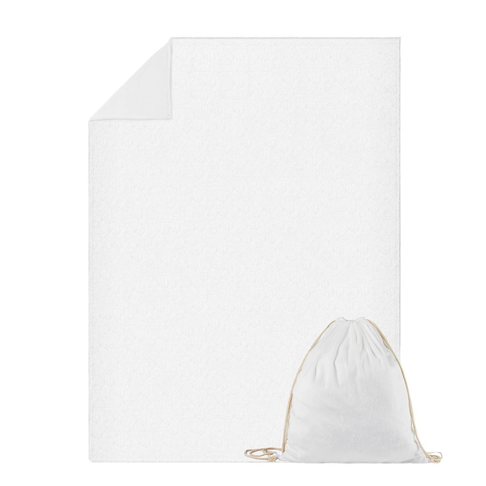 Sublimation Blank Drawstring Bag Blanket 2 In1 Stuffed Hand Warmer Bag