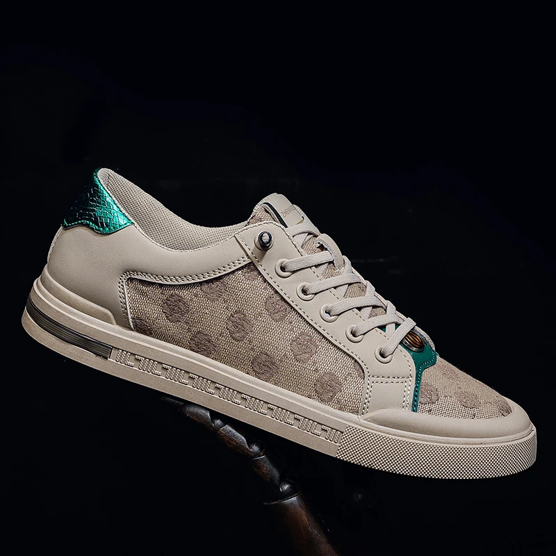 Autumn Men Sneakers Print Design Shoes Flats Casual Tennis Sports Shoes Comfortable Sneakers Non-slip Trainers Male Footwear 44 6