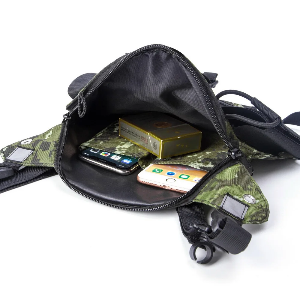 YiNiTone BG-02 digital camouflage Universal Radio Chest Harness Bag Pocket Pack Holster  for Two Way Radio
