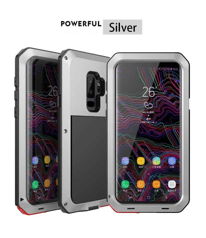 thumbnail image 1 of Funda protectora de alta resistencia para Samsung Galaxy, carcasa de Metal Ultra 360, S24, S23, S22, S21 FE, S20, S10, S9, S8, Note 10 Plus, 20, 1 of 5