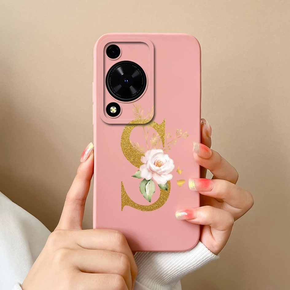 Elegant Floral Matte Silicone Phone Case - Soft Protective Bumper Cover