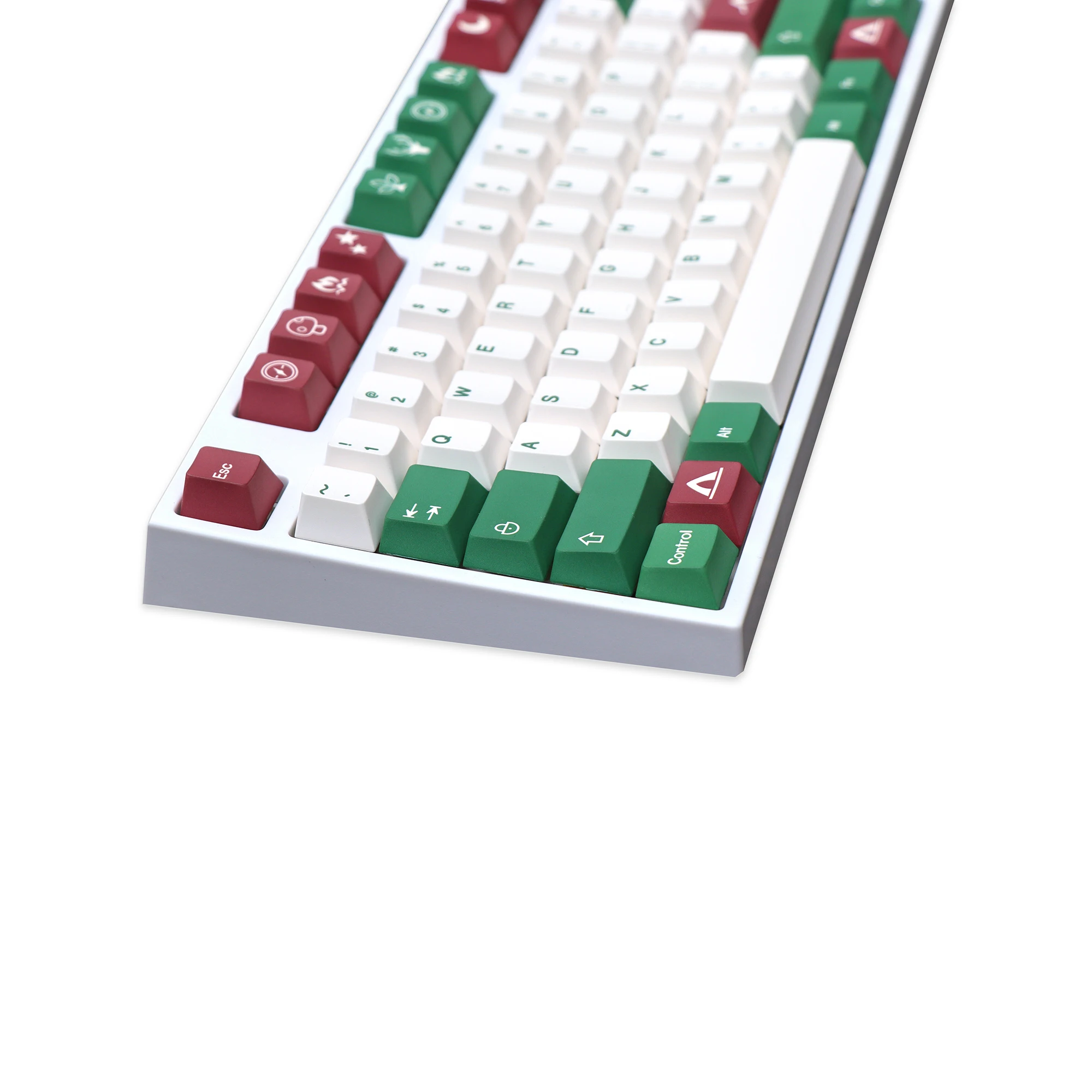 Chaves Conjunto Gmk Acampamento Keycaps Pbt Lados Tintura Subbed Chave Tampões Cherry Perfil Keycap para Keychron Anne Gh60 Gk64 Poker 147 - Imagem 3