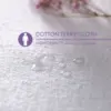 1pc Waterproof Pillow Cover Cotton Terry Fabric Zipper Pillow Protector Bedbug Proof & Hypoallergenic 50x70cm 2