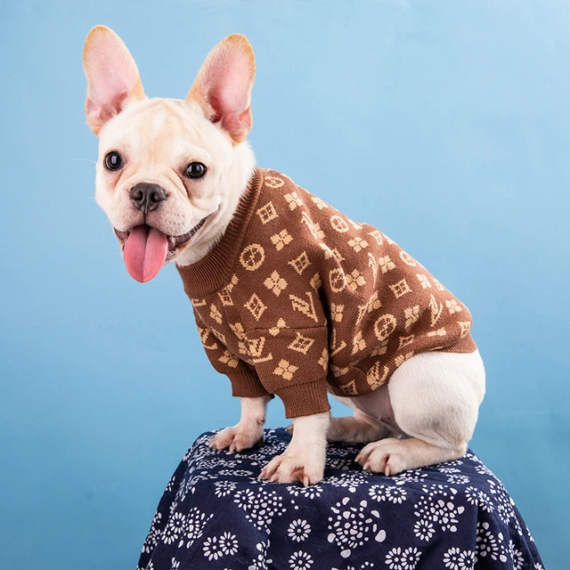 New Tide Brand Dog Sweater Winter Dog Clothes French Bulldog