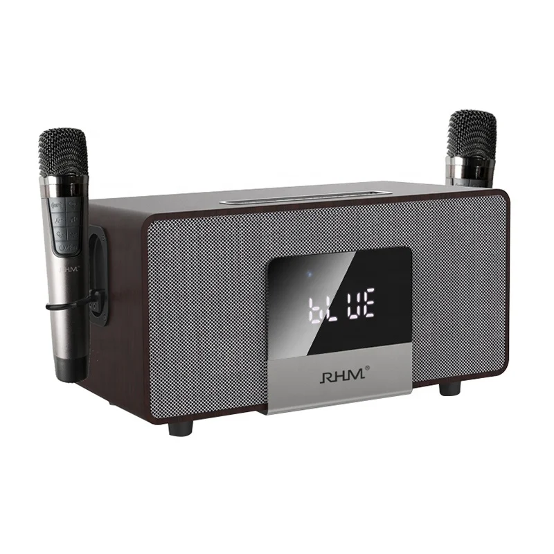 RHM Home Karaoke System With PCS Wireless Microphones All In One