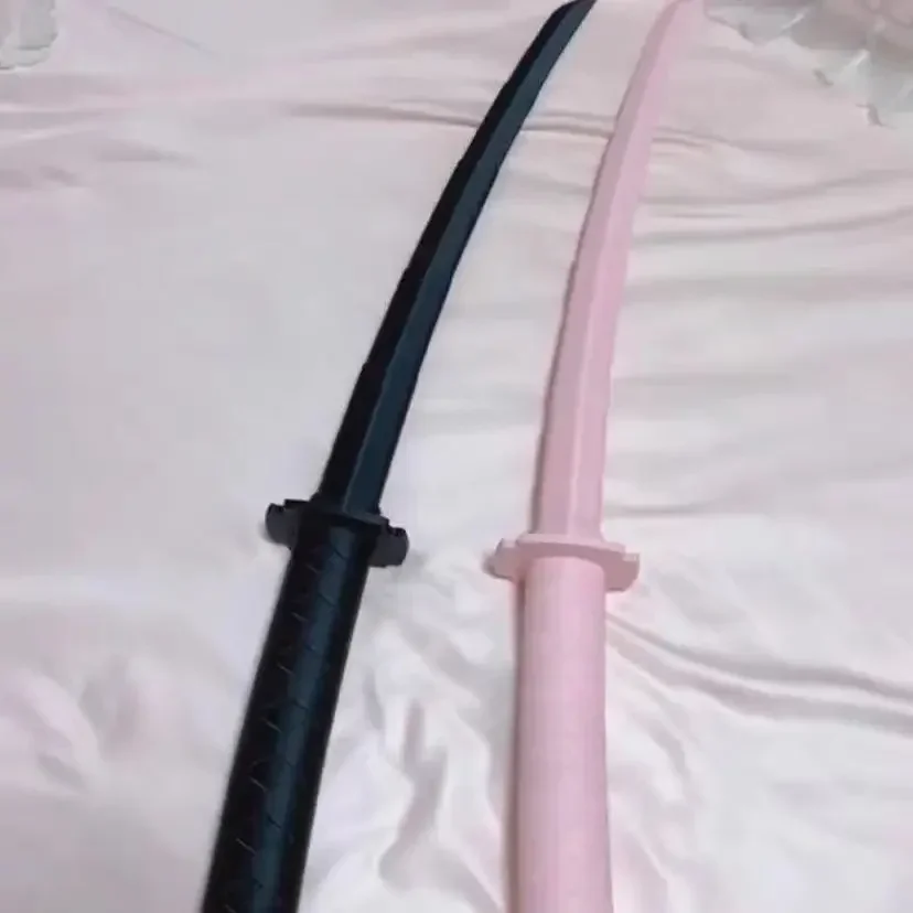 Sword Toy 3D Printed Gravity Samurai Sword Knife Retractable Katana Sword Scalable Decompression Toys Cos Props Stress Relief Decor Crafts