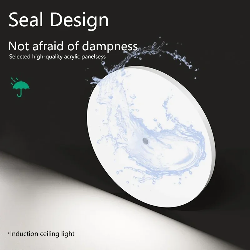 Description Picture 4 of itemMotion Sensor LED Ceiling Light Human Infrared Sensing Light Indoor Garage Attic Hallway Staircase Warehouse Balcony Home Light