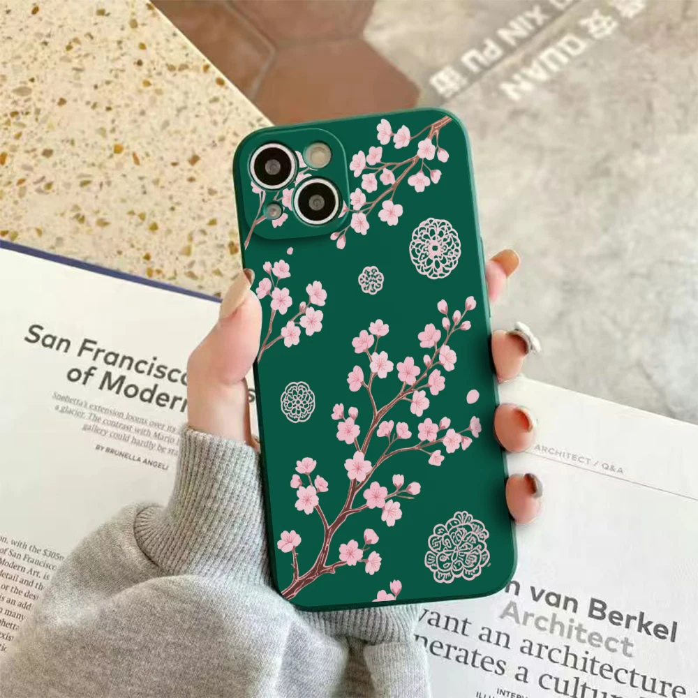 Pink Cherry Blossoms Slim Anti-Scratch Protective Case