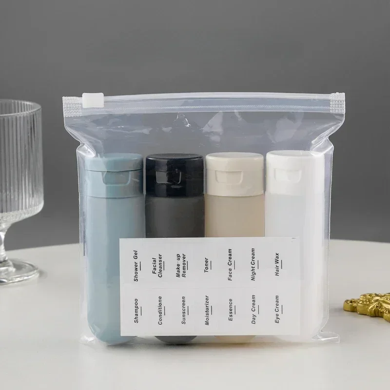 60ml Portable Plastic Tubes Bottling Bottle Cylindrical Squeeze Bottles Travel Cosmetic empty bottle for Shampoo and Shower Gel